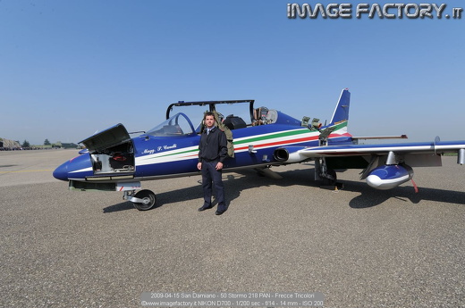 2009-04-15 San Damiano - 50 Stormo 218 PAN - Frecce Tricolori